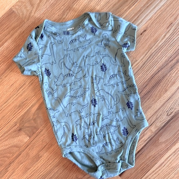 Carters Dinosaur Sweatshirt and Onsie (24 Mo) - Picture 2 of 3